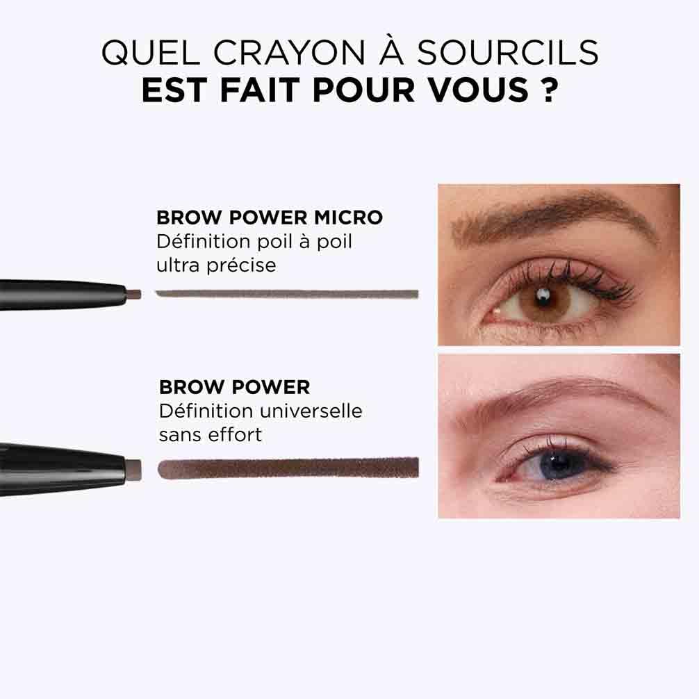 IT Cosmetics Brow Power Universal Taupe shade adapts to gray roots for seamless coverage.