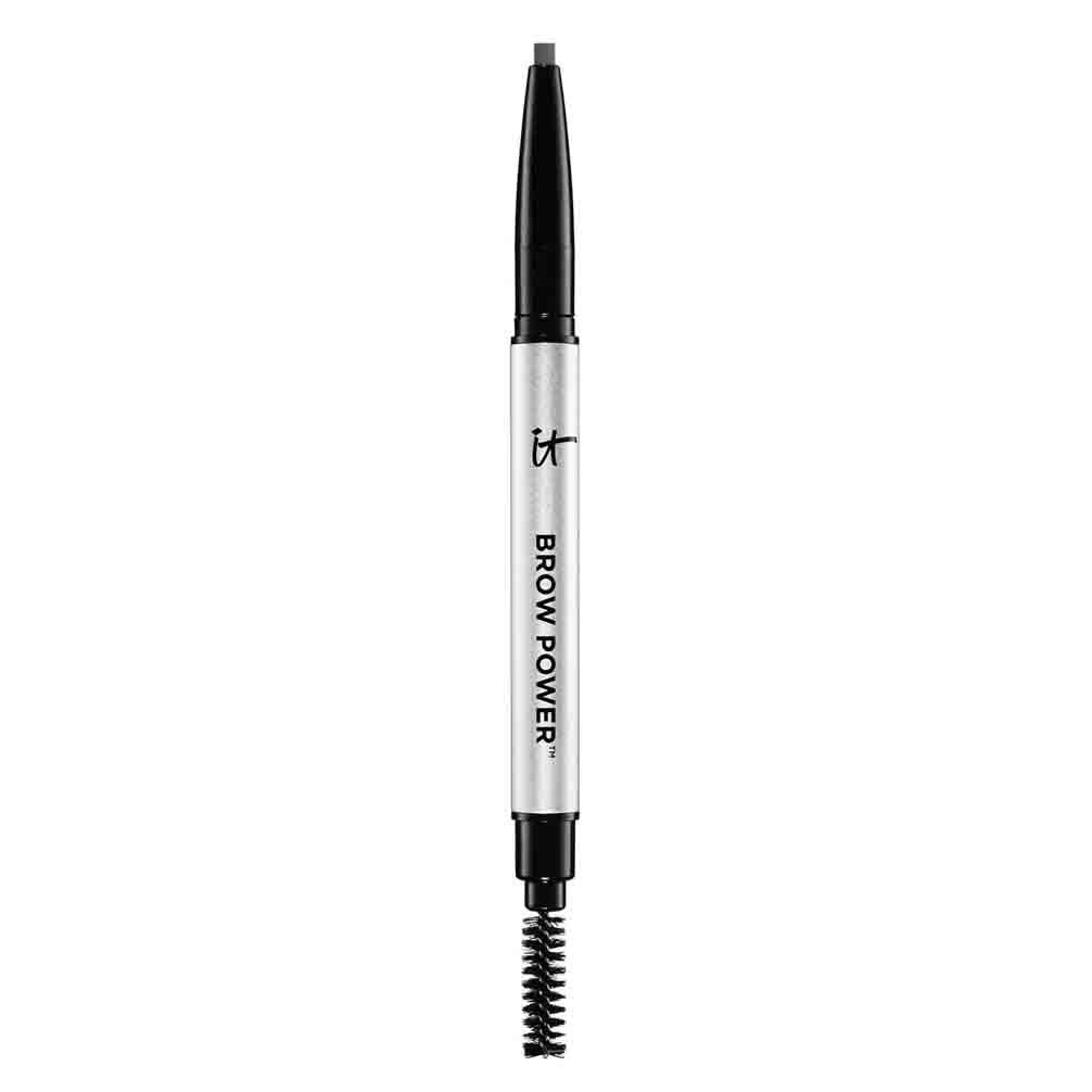 IT Cosmetics Brow Power Universal Taupe oval-tip close-up demonstrates hair-like precision.