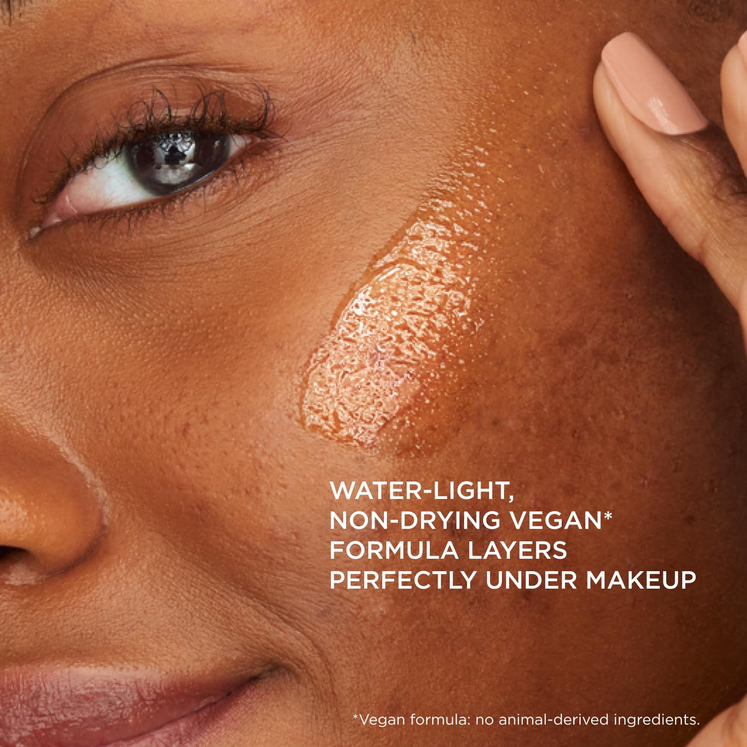 IT Cosmetics Bye Bye Breakout Serum morning routine image suggests layering with SPF protection.