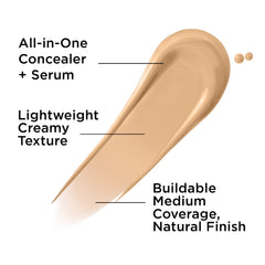 IT Cosmetics Bye Bye Dark Spots brush-blend action on skin for seamless finish