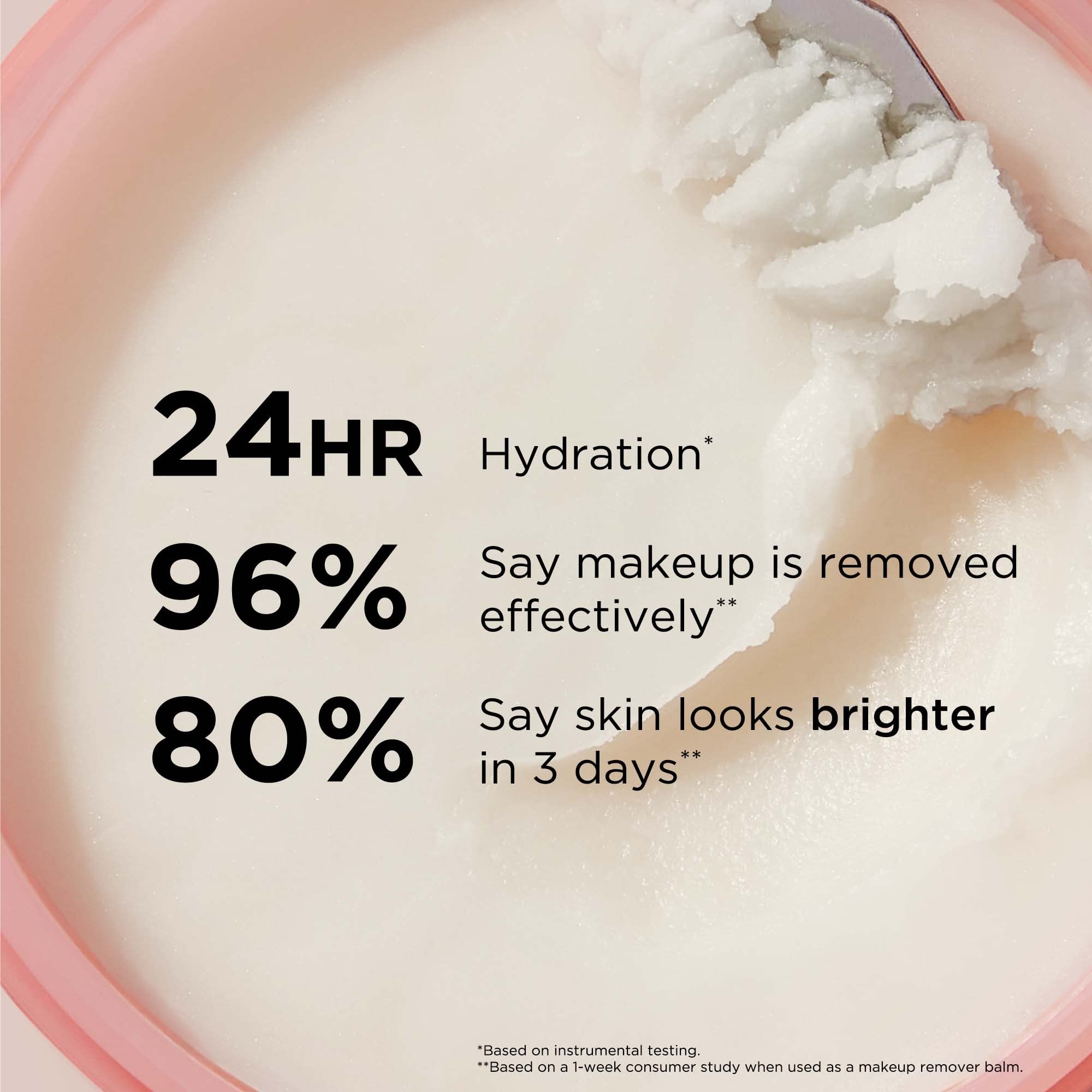 IT Cosmetics cleansing balm applied on skin for a velvety massage.