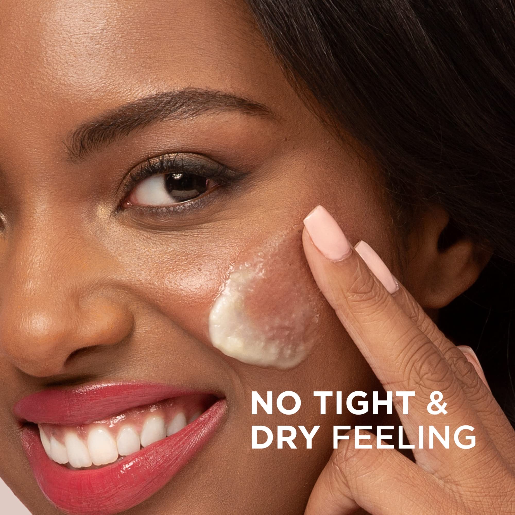 IT Cosmetics balm with water turns milky cleanser during routine.