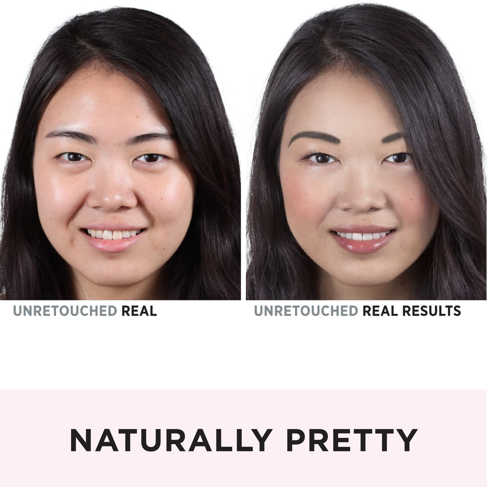 IT Cosmetics Bye Bye Pores Blush brush-dusting demonstrates even coverage and natural glow.