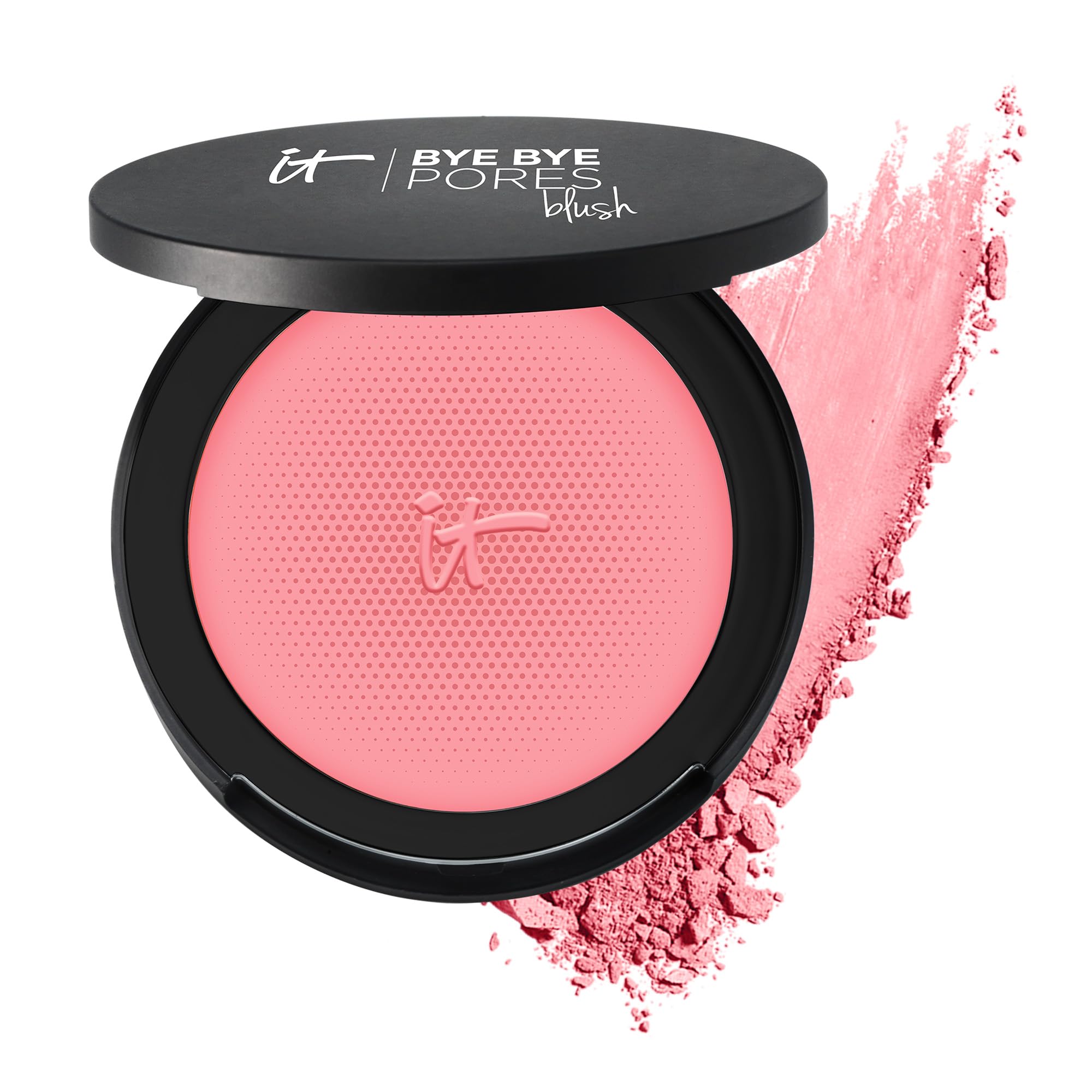 IT Cosmetics Bye Bye Pores Blush Je Ne Sai Quoi compact, pore-diffused, sheer color for all tones.