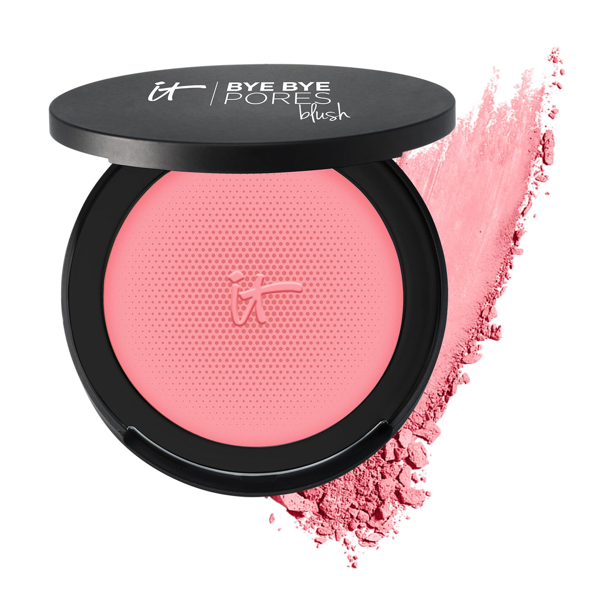 IT Cosmetics Bye Bye Pores Blush Je Ne Sai Quoi compact, pore-diffused, sheer color for all tones.
