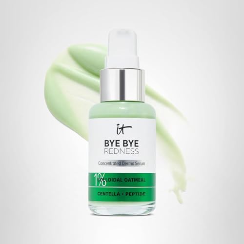 IT Cosmetics Bye Bye Redness Serum blends easily and absorbs without heavy residue