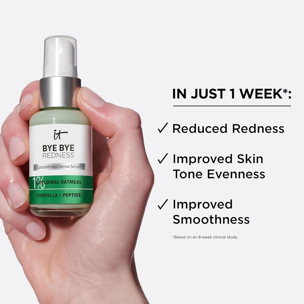 IT Cosmetics Bye Bye Redness Serum vegan formula ideal for sensitive skin