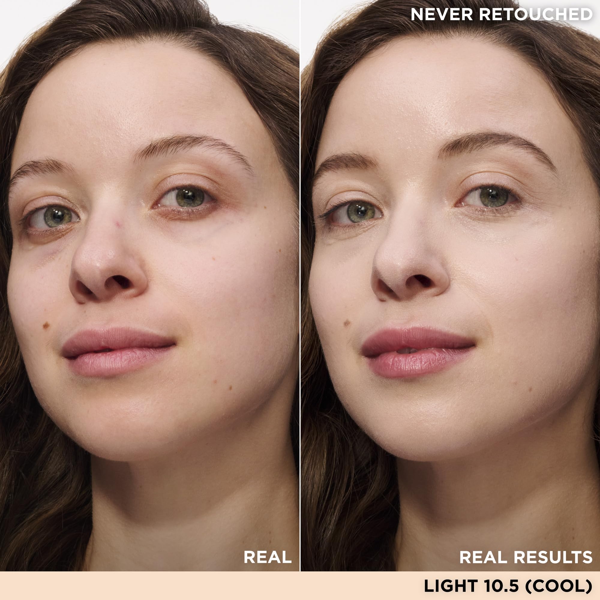IT Cosmetics Bye Bye Under Eye Concealer Light texture swirl illustrates creamy coverage