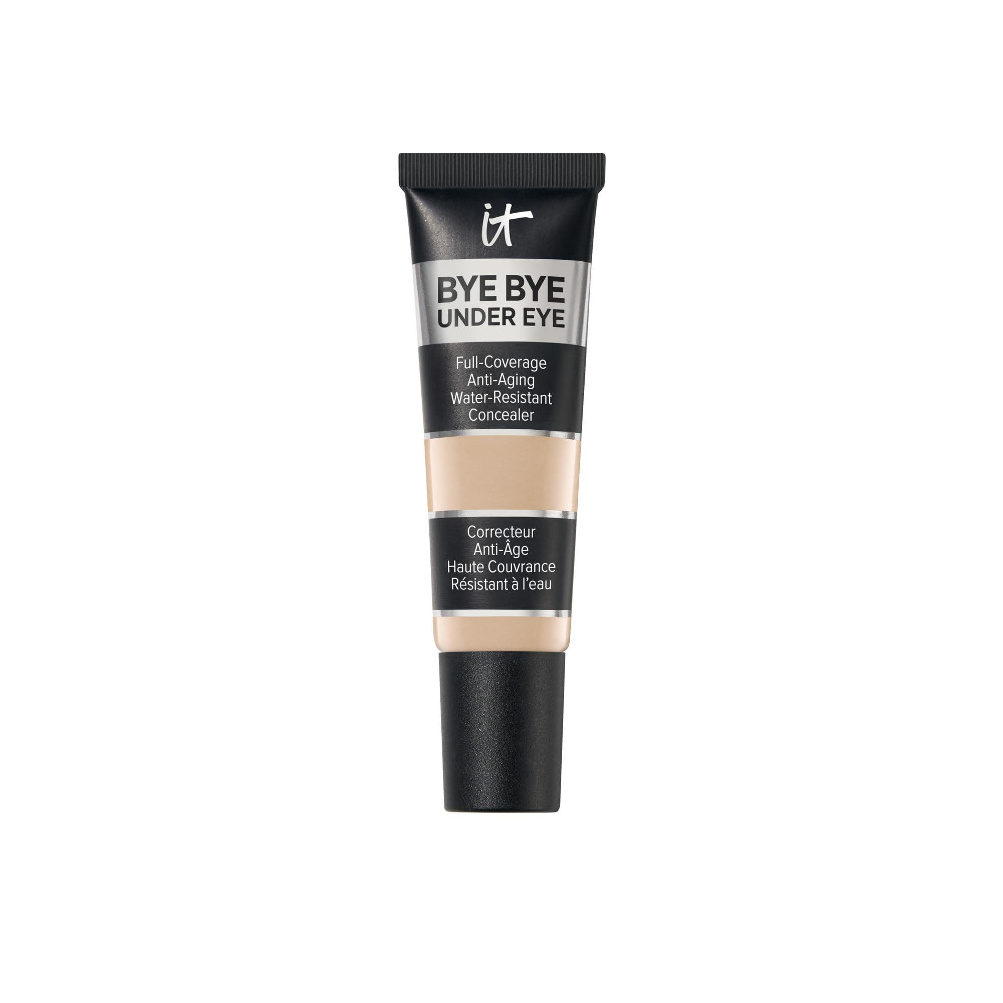 IT Cosmetics Bye Bye Under Eye Concealer medium bottle offers all-day coverage.