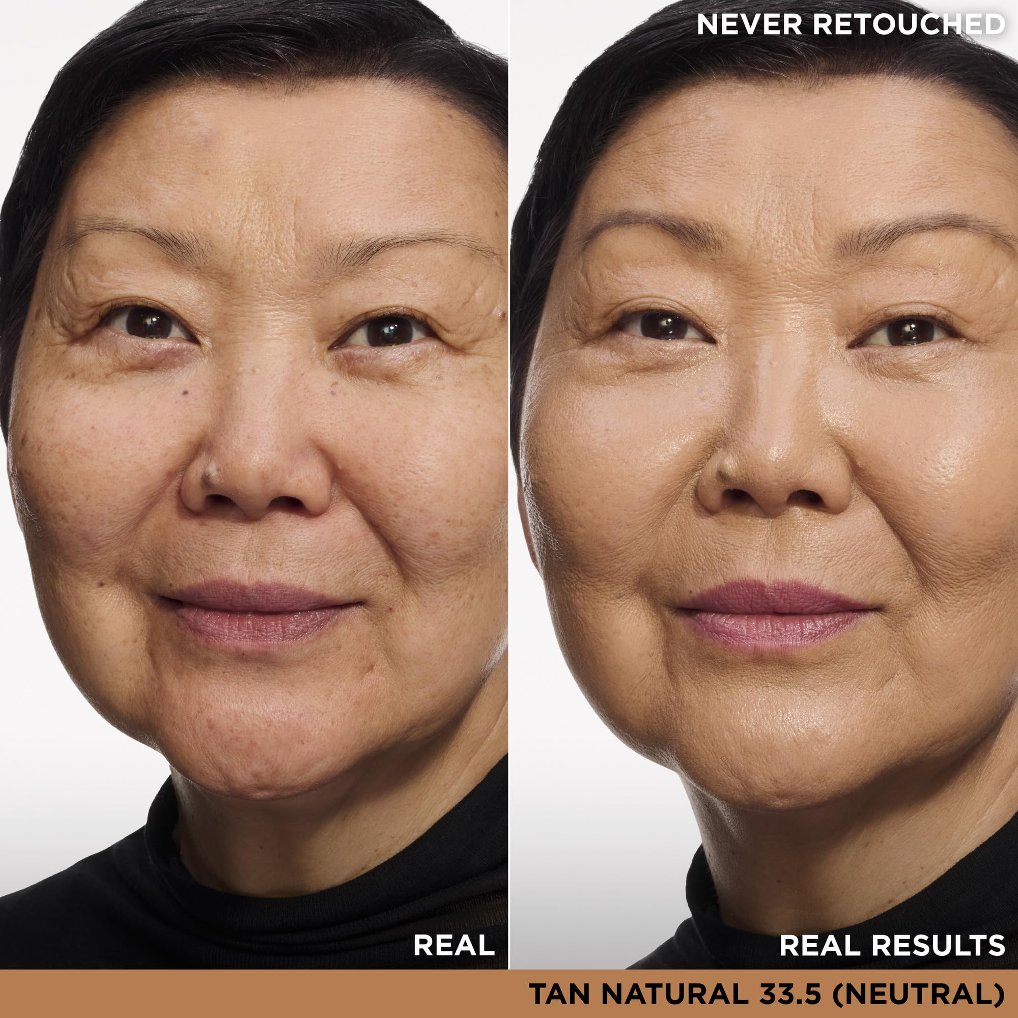 IT Cosmetics Bye Bye Under Eye Concealer Tan Natural applicator demonstrates smooth blend for dark circles.