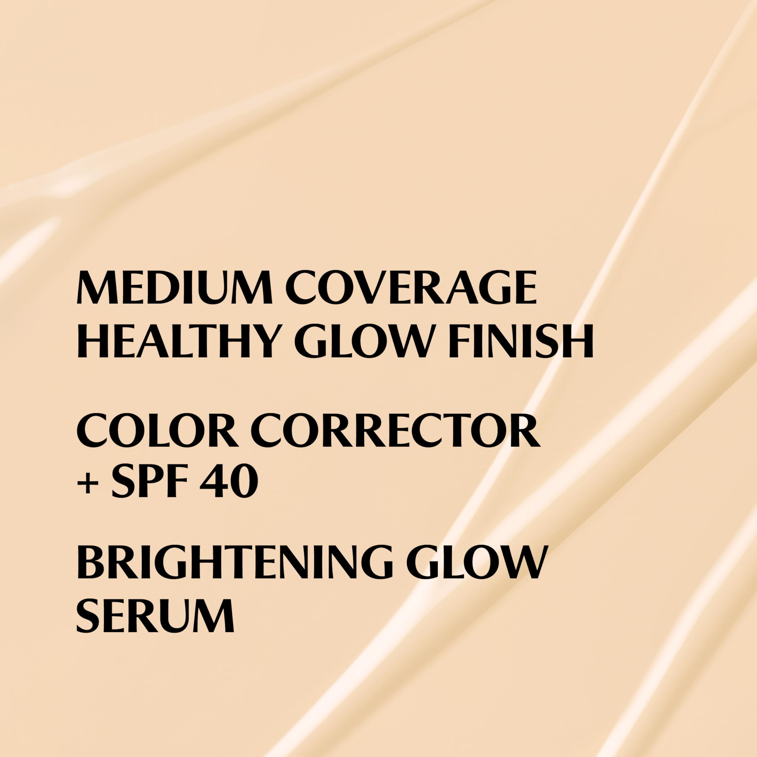 IT Cosmetics CC+ Nude Glow application with brush for even coverage