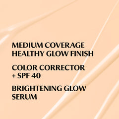 IT Cosmetics CC+ Nude Glow application with brush for even coverage