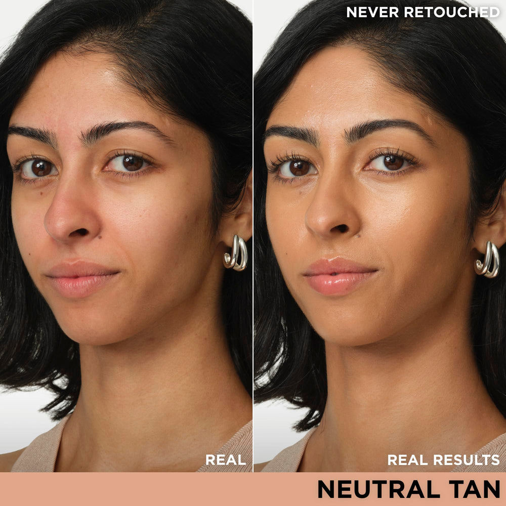 IT Cosmetics CC+ Nude Glow swatches reveal the Neutral Tan range for easy shade matching