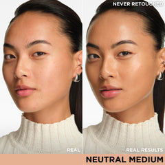 IT Cosmetics CC+ Nude Glow swatch reveals creamy texture and glow.