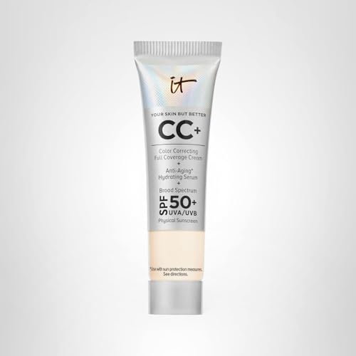 IT Cosmetics CC+ Cream brush application for seamless blend