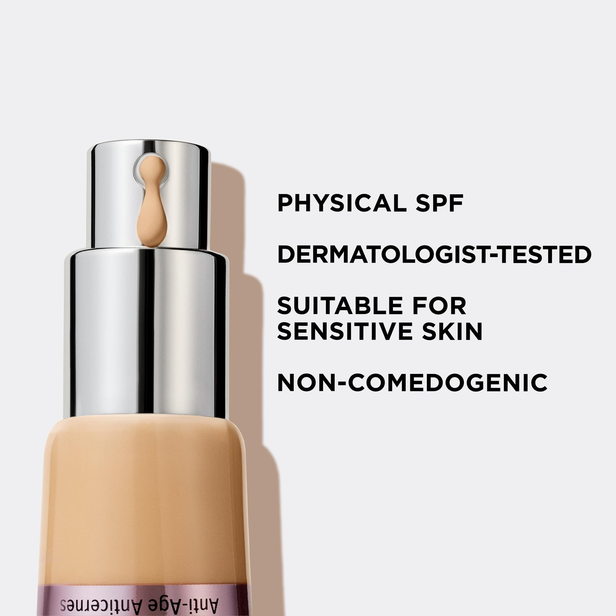 IT Cosmetics CC+ Cream Illumination Medium Tan applied on mature skin for hydration and glow.