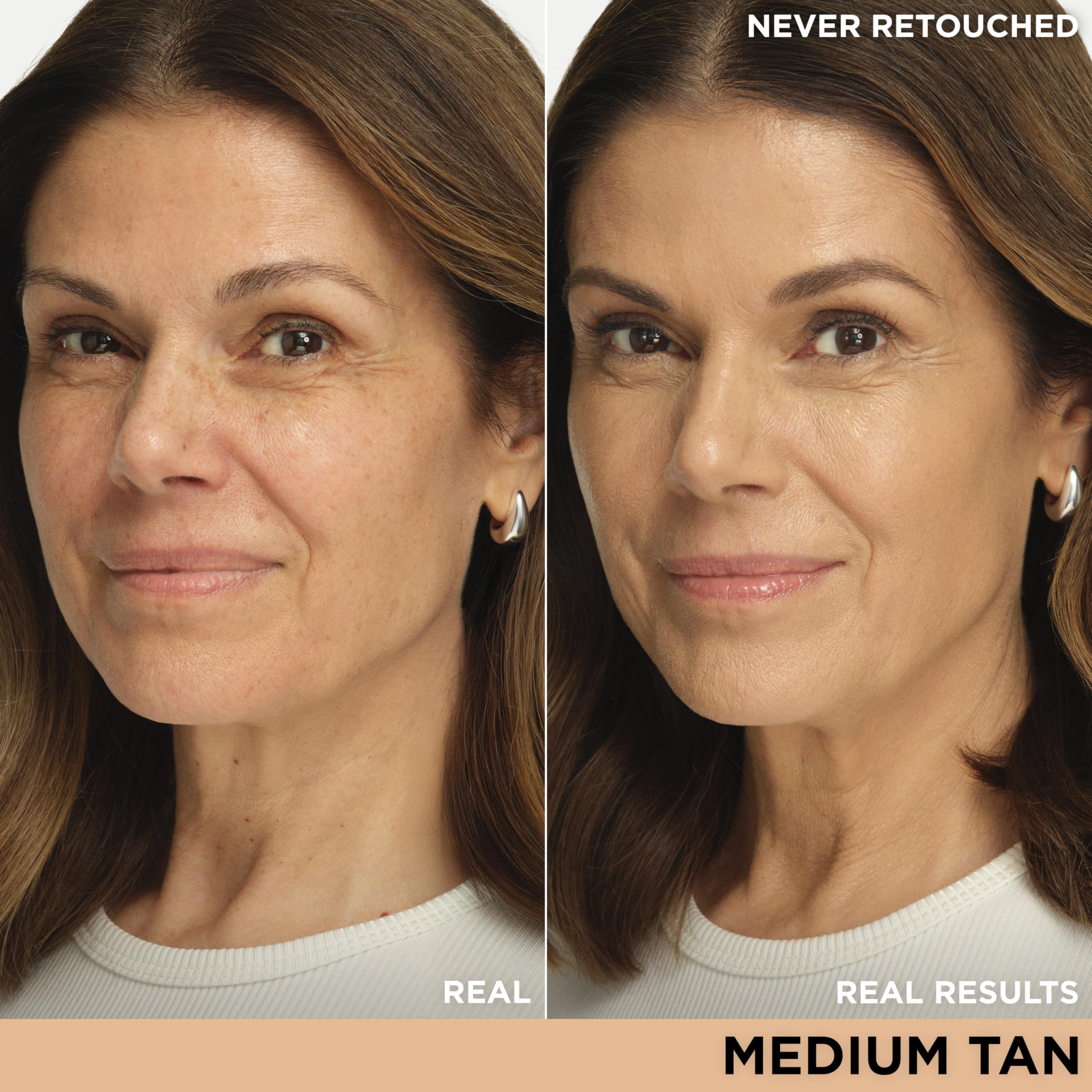 IT Cosmetics CC+ Cream Illumination Medium Tan pump top showing easy, buildable coverage for a natural glow.