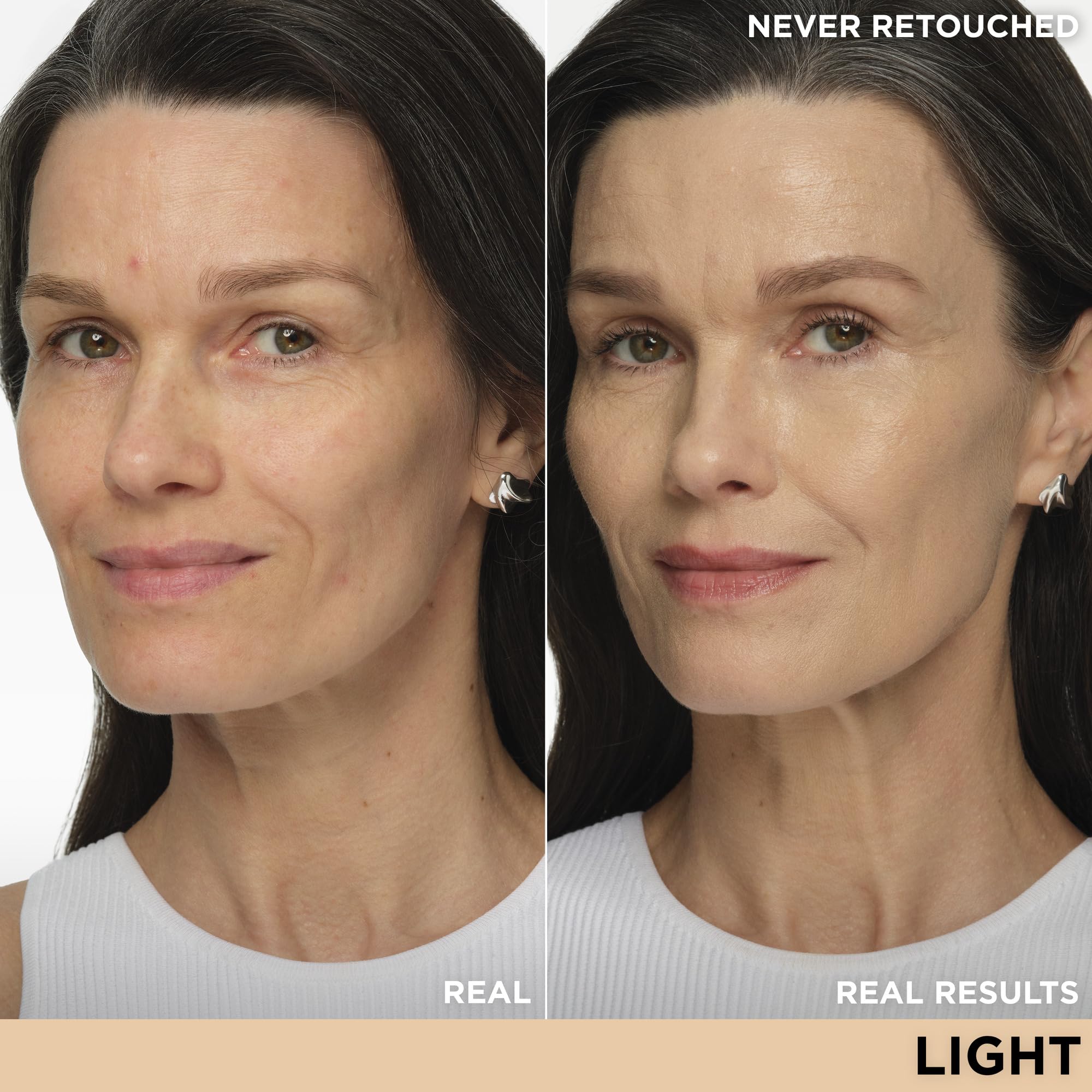 IT Cosmetics CC+ Cream Light pump dispenser demonstrates easy, blendable application