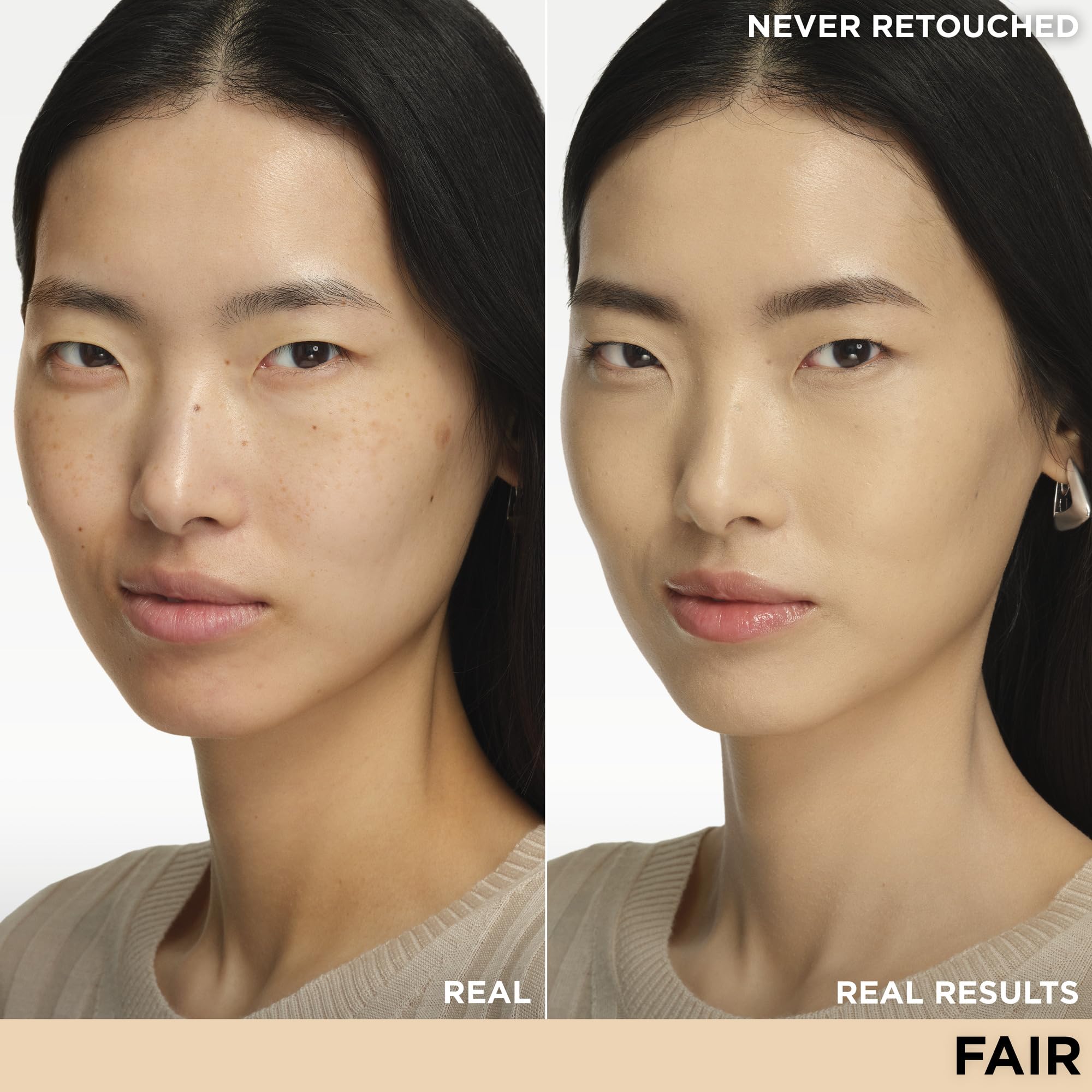 CC+ Cream swirl demonstrates buildable coverage and color correction on skin.