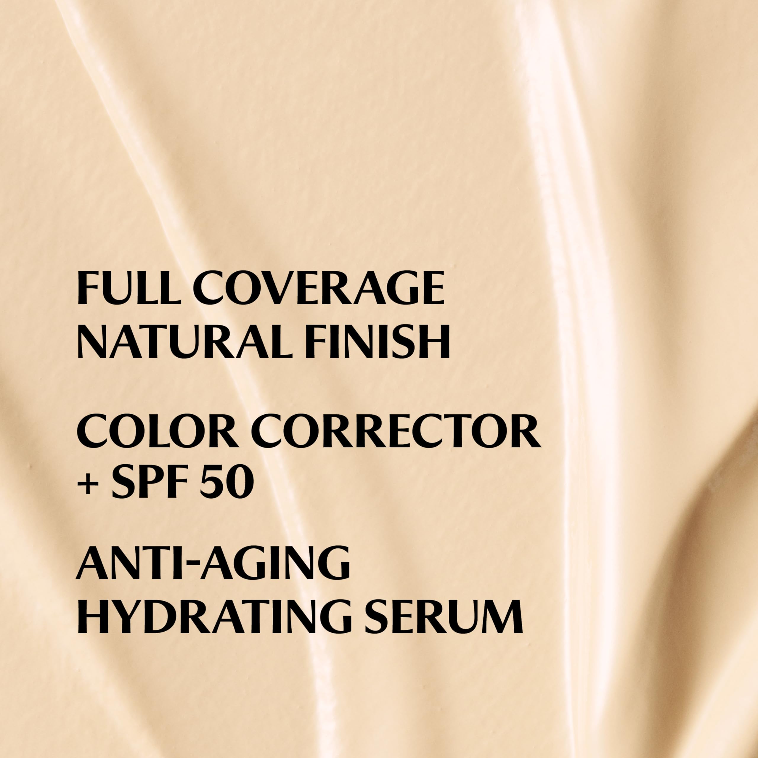 IT Cosmetics CC+ Cream texture swirl highlighting hydration and glow