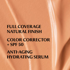 IT Cosmetics CC+ Cream Tan Cool swatches on arm showing color correction