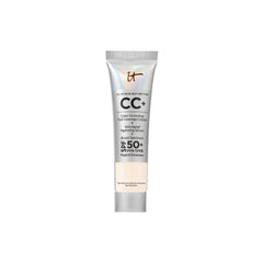 IT Cosmetics CC+ Cream Travel bottle shows compact, travel-friendly packaging for on-the-go coverage.