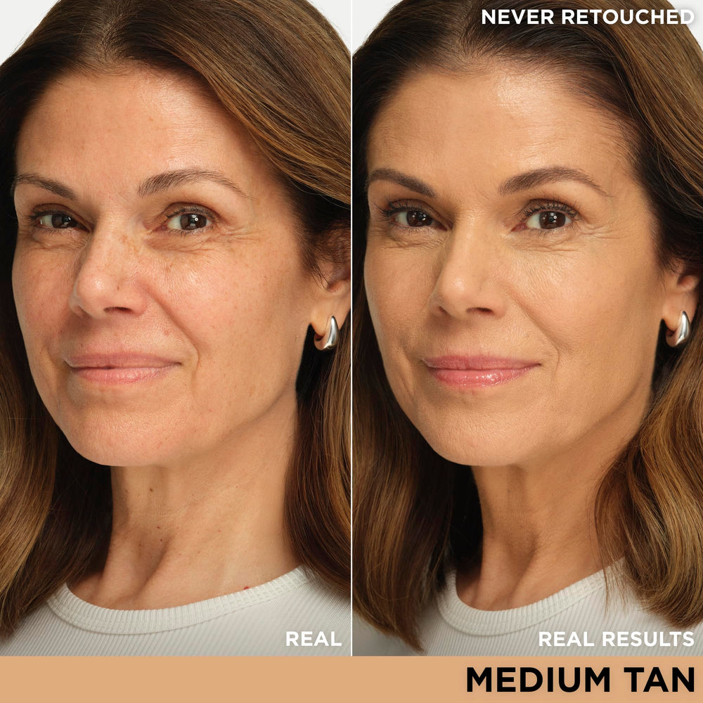 IT Cosmetics CC+ Cream Travel packaging cap demonstrates easy, on-the-go foundation application.