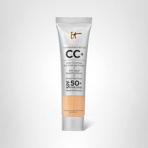 IT Cosmetics CC+ Cream Travel inside view reveals compact packaging and product layout.