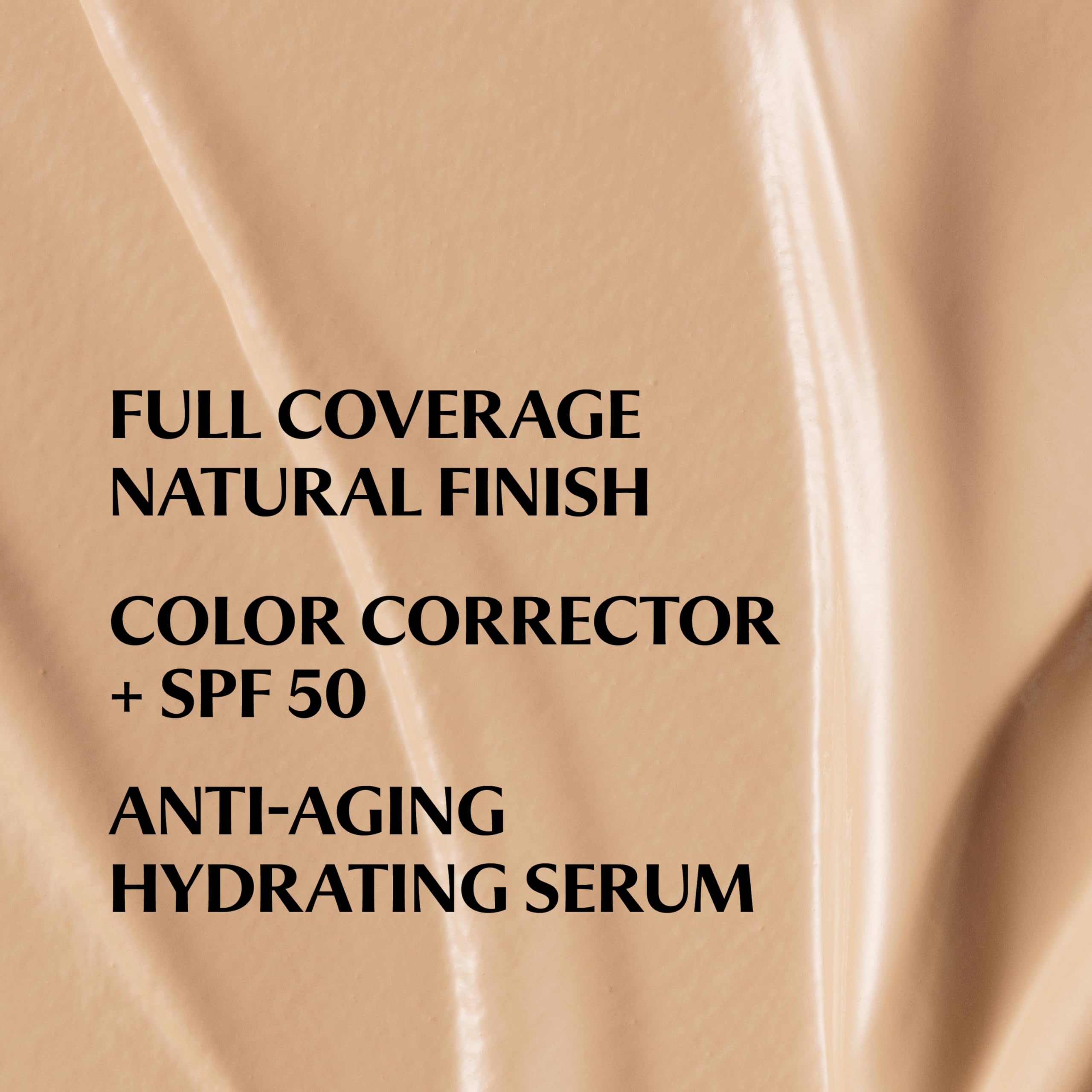 it cosmetics cc+ cream travel SPF 50 swatch demonstrates sun protection without white cast.
