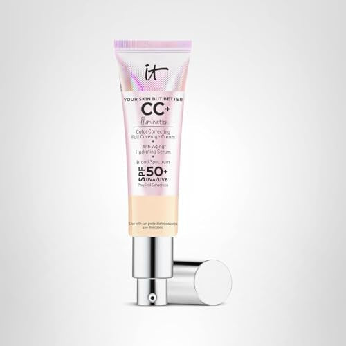 IT Cosmetics CC+ Cream Illumination Light anti-aging ingredients nourish while delivering coverage.
