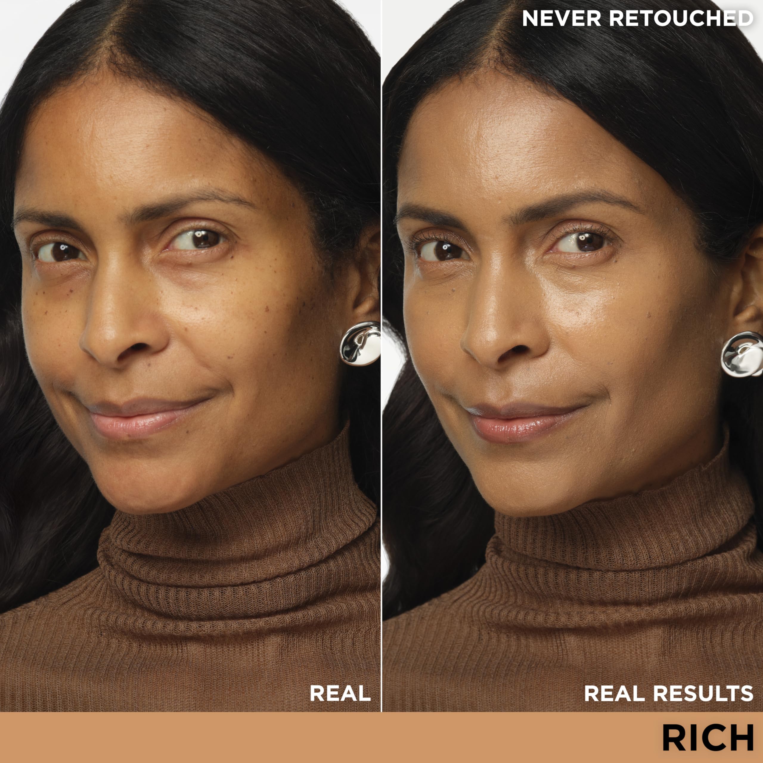 IT Cosmetics CC+ Cream Illumination Rich swirl on skin shows glow without heavy shimmer.