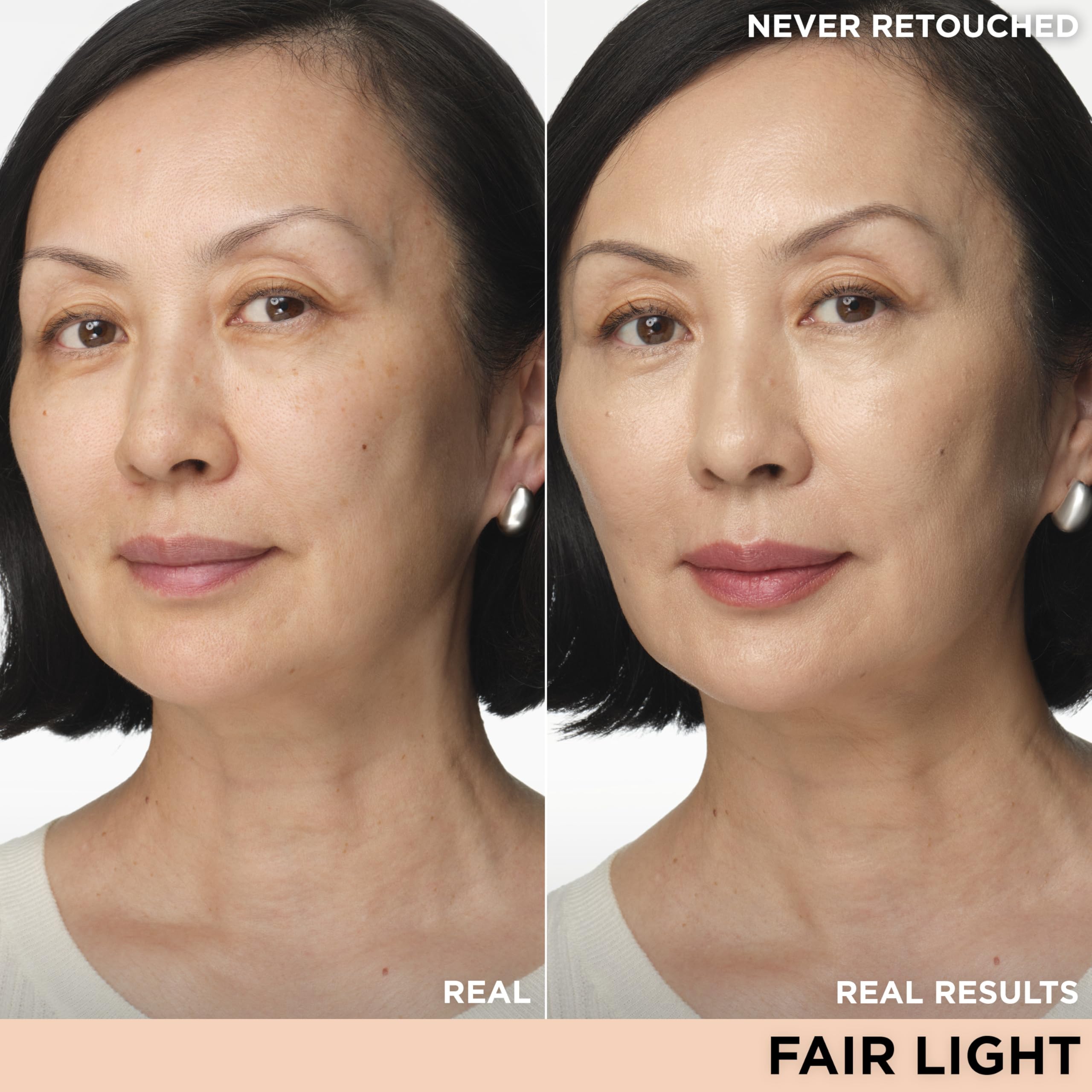 IT Cosmetics CC+ Cream Illumination Fair Light swatches reveal creamy texture and color-correcting potential