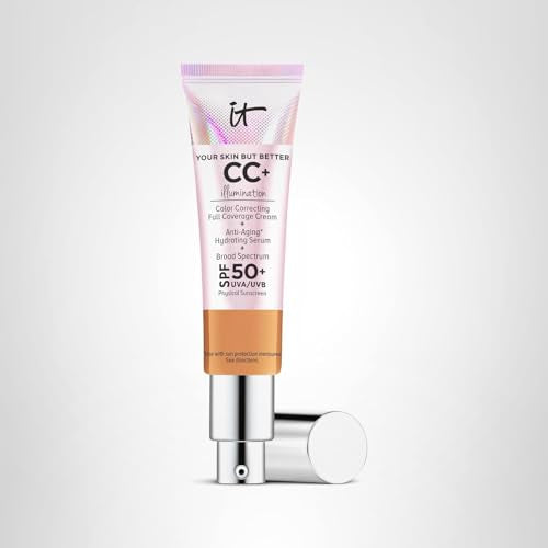 IT Cosmetics CC+ Illumination Tan sun-protection detail underscores SPF in daily routines.