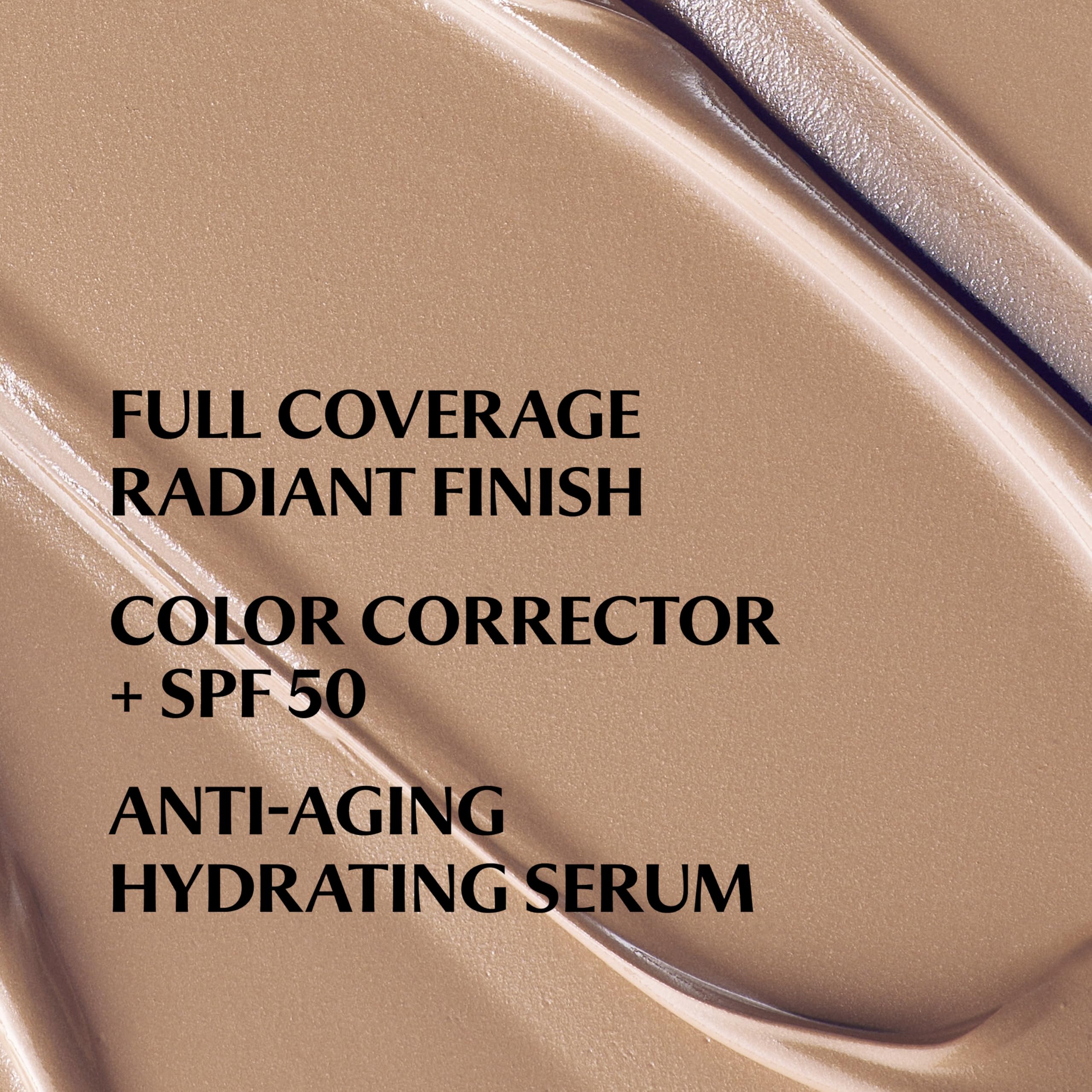IT Cosmetics CC+ Illumination Tan swatches reveal buildable coverage for natural glow.
