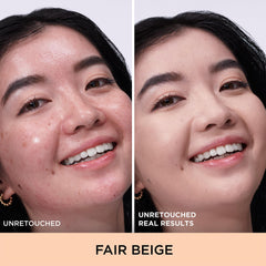 IT Cosmetics CC+ Natural Matte fair beige swatches show color correction