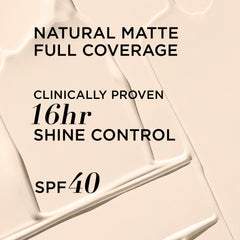 IT Cosmetics CC+ Natural Matte swatch shows color correction on skin.