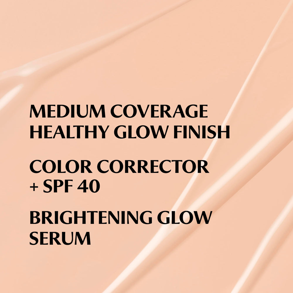 Close-up texture of IT Cosmetics CC+ Nude Glow foundation.