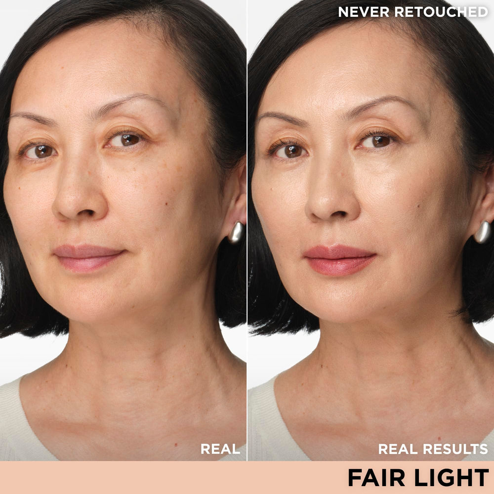 Swirl of IT Cosmetics CC+ Nude Glow on skin showing luminous finish.