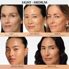 IT Cosmetics CC+ Nude Glow texture on skin delivers a dewy finish.