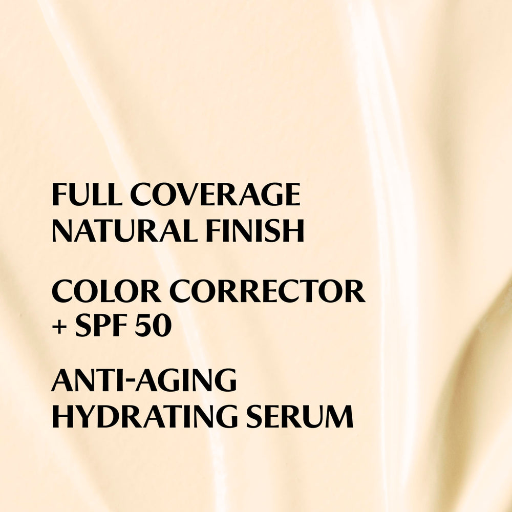 IT Cosmetics CC+ Cream swirled texture demonstrates color correction and hydration.