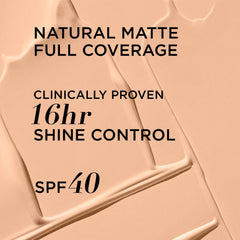 IT Cosmetics CC+ Natural Matte closeup texture demonstrates pore-blurring and smooth coverage