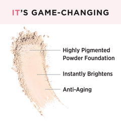 IT Cosmetics Celebration Foundation Illumination compact packaging close-up highlighting hydrating formula.