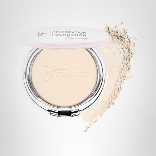 IT Cosmetics Celebration Foundation Illumination swatch on skin showing pores blurred and glow.