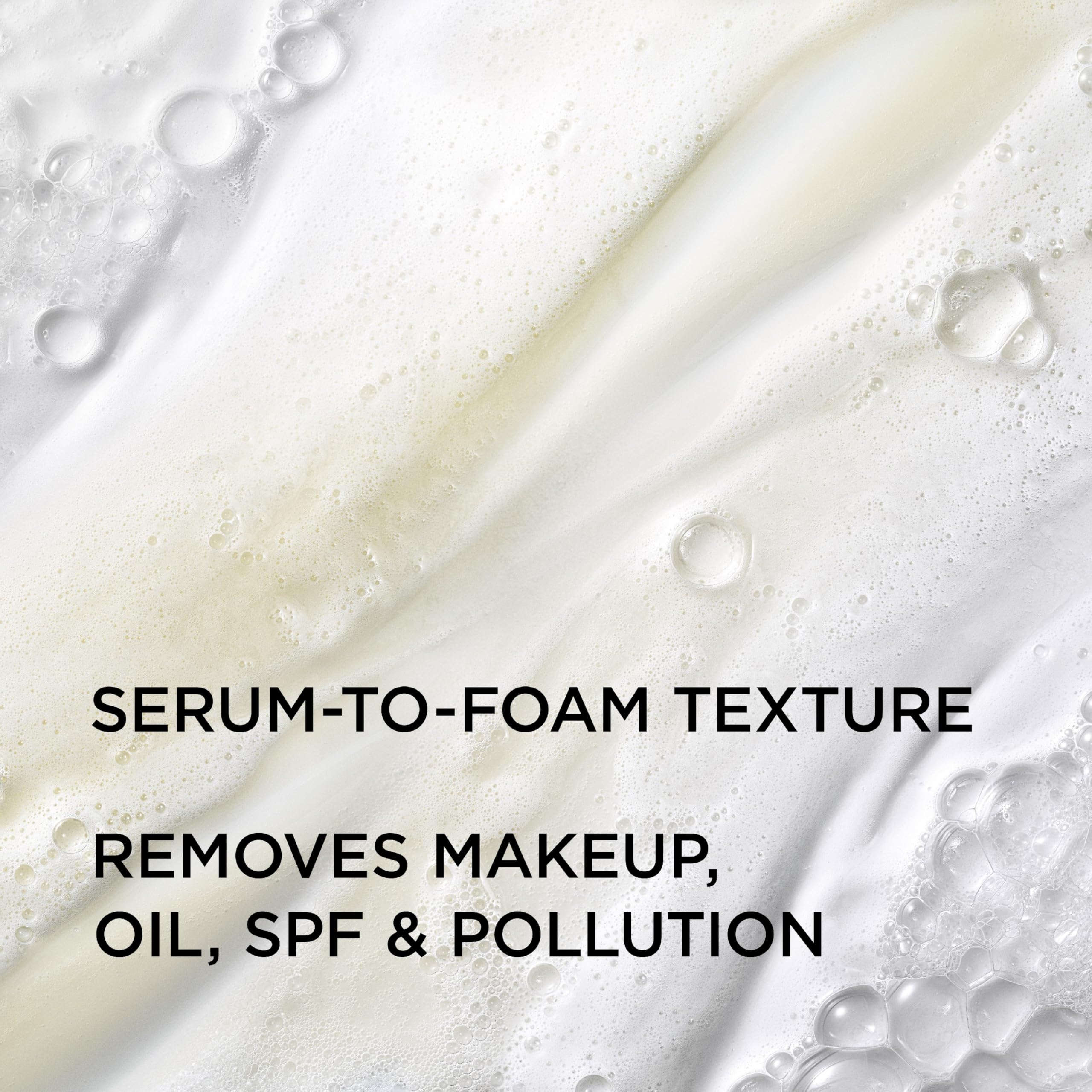 IT Cosmetics Confidence in a Cleanser foaming texture closeup for daily cleansing