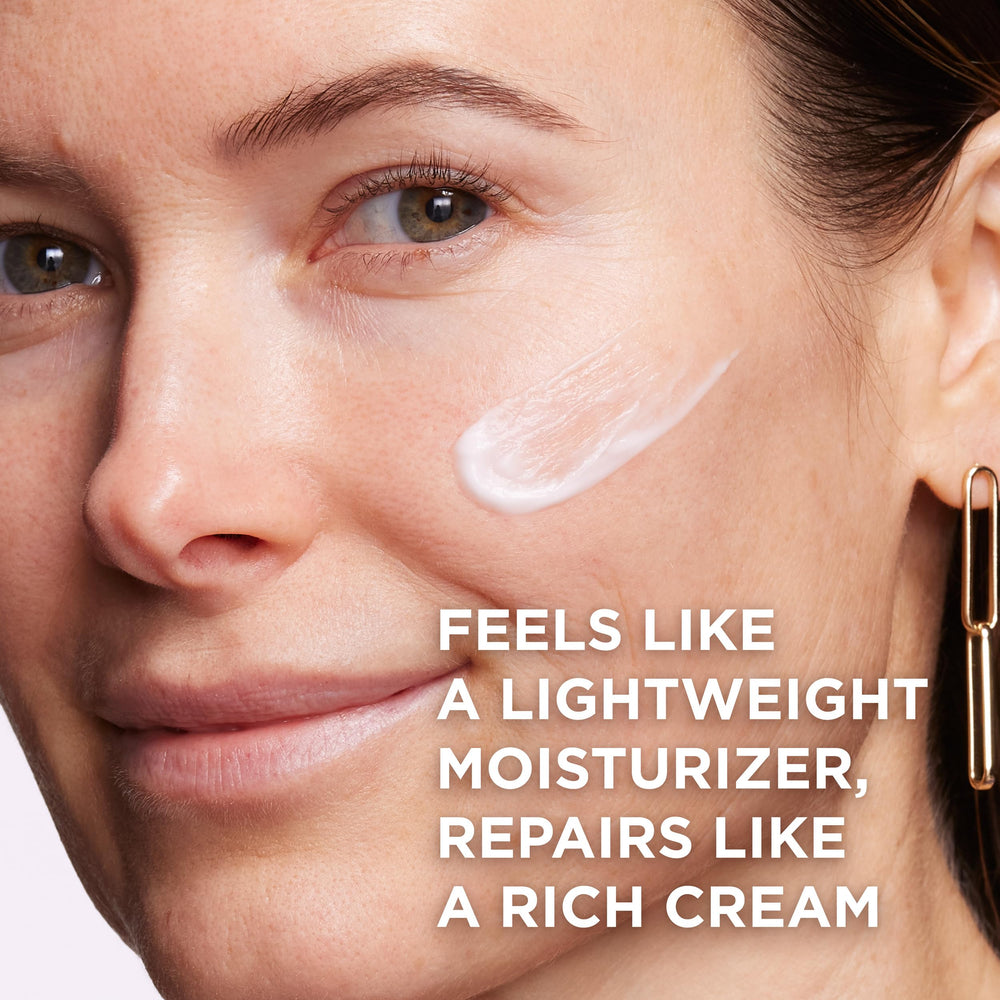 IT Cosmetics Confidence in a Cream Barrier Boost ceramide vitamin F illustration emphasizes barrier-support ingredients.