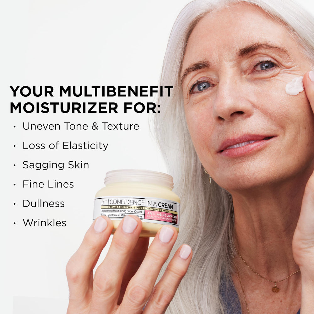 IT Cosmetics Confidence in a Cream Jumbo squalane label emphasizing hydrating ingredients.