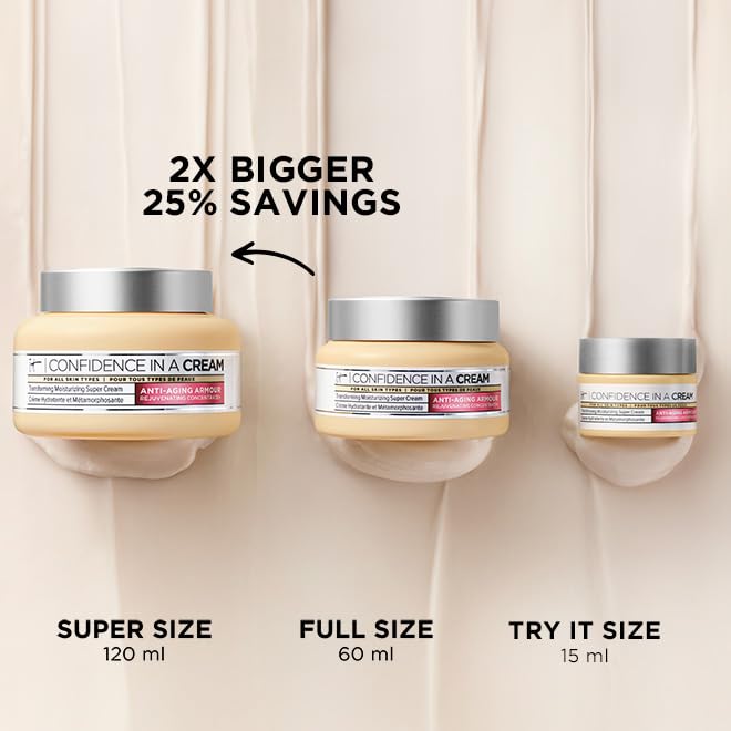 IT Cosmetics Confidence in a Cream vegan formula label signals inclusive skincare