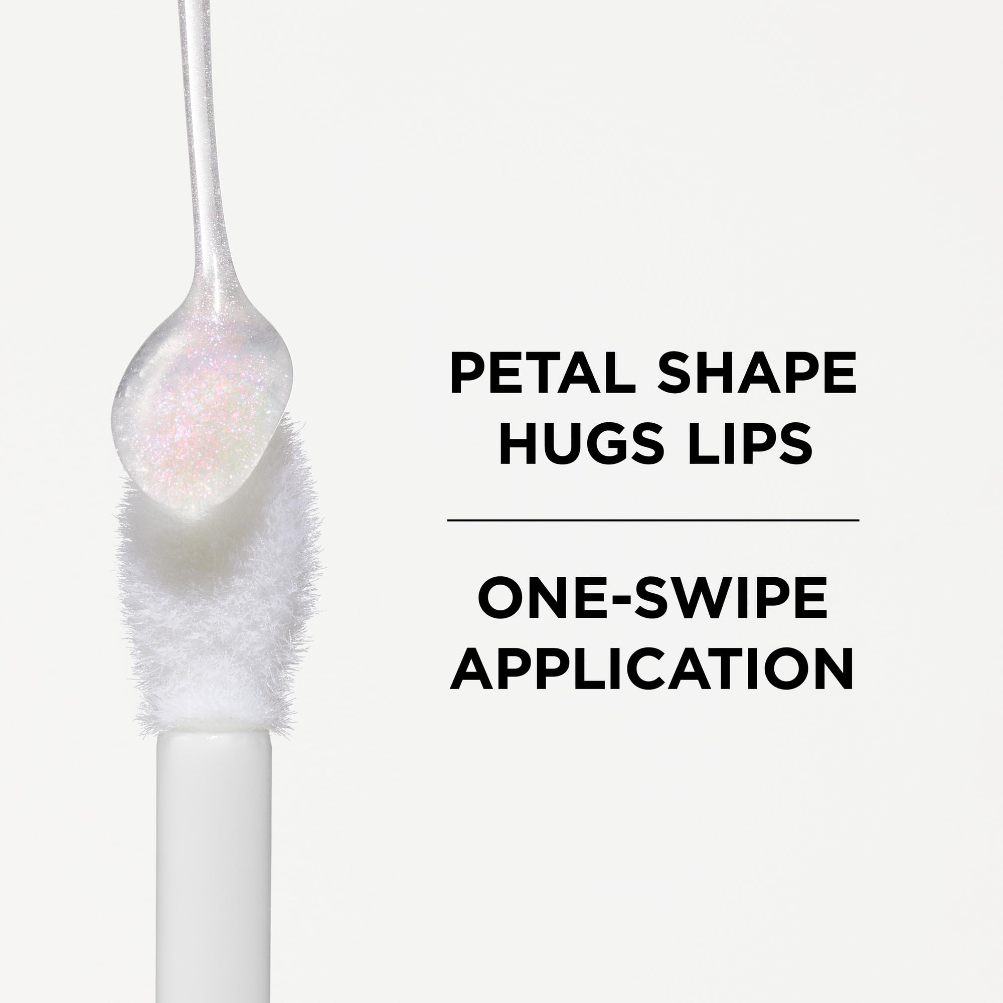 It Cosmetics Confidence in a Serum Lip Gloss hydration burst on lips demonstrates all-day moisture.