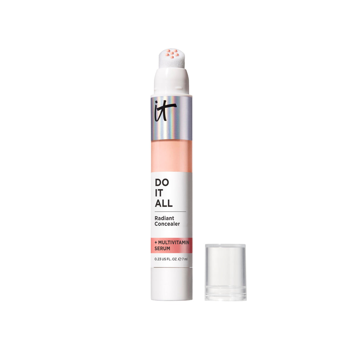 IT Cosmetics Do It All Radiant Concealer applicator close-up for precise spot concealing and hydration