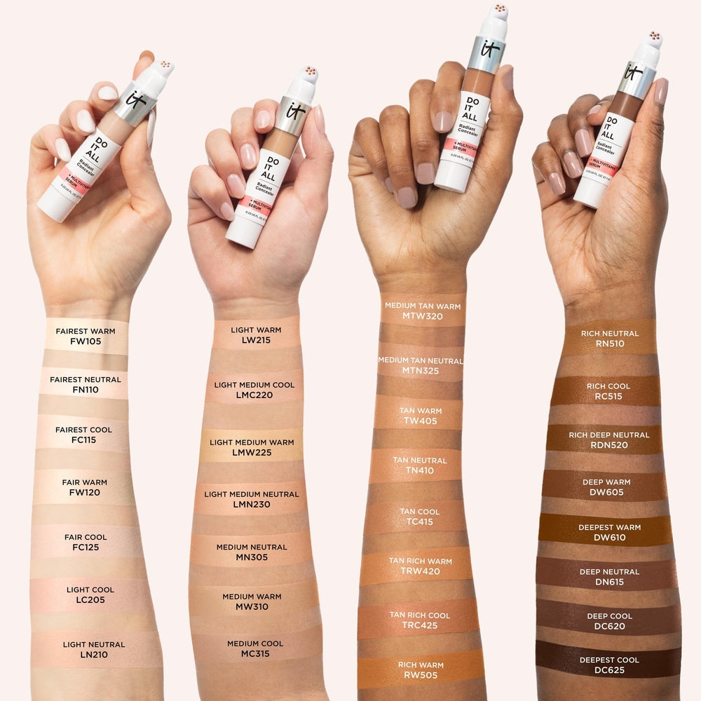 Soft tip applicator of IT Cosmetics Do It All Radiant Concealer for precise use